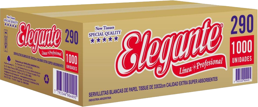 Servilleta elegante 33x32 x1000 u